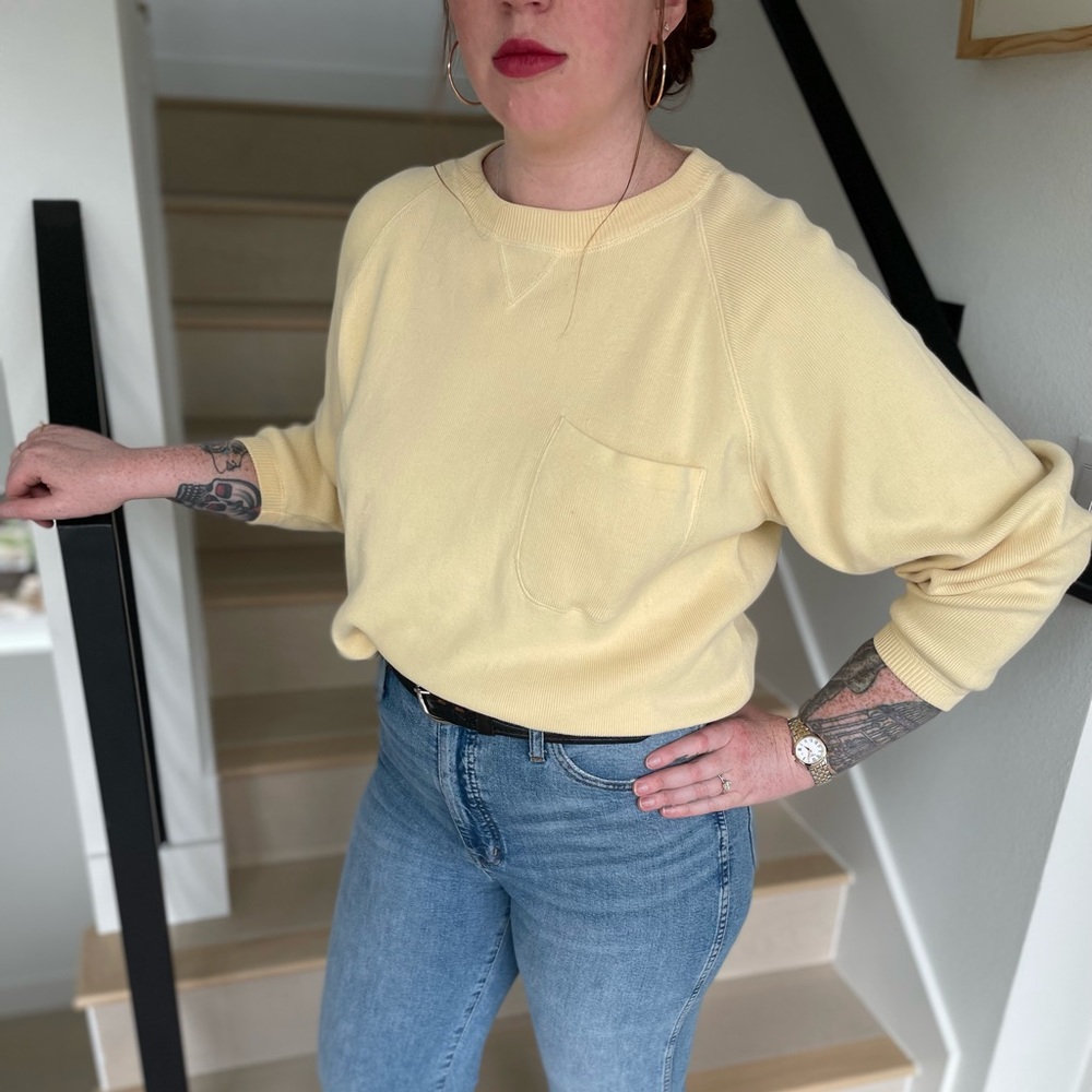 VINTAGE | Eddie Bauer Raglan Cotton Knit Sweatshirt